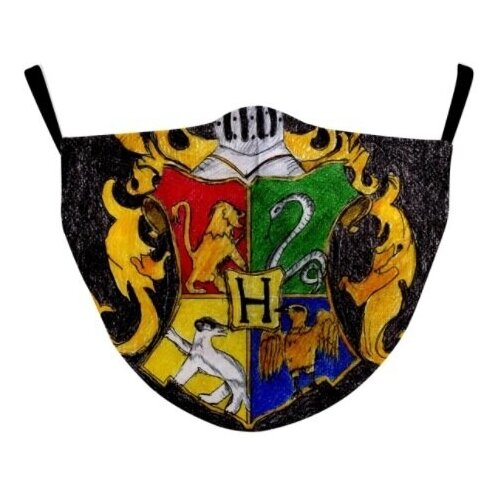 Маска тканевая "Hogwarts" Факультеты Гарри Поттер.