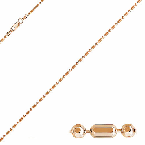 Цепь Юверос, серебро, 925 проба, длина 50 см, средний вес 3.59 г