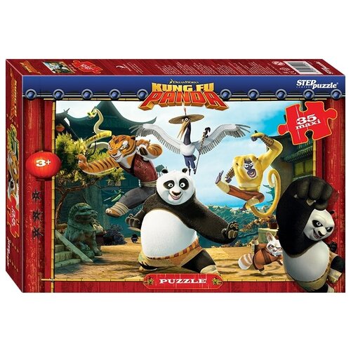 Пазл Step puzzle DreamWorks Кунг-фу Панда (91221), 35 дет. кунг фу панда 3 2 blu ray 3d