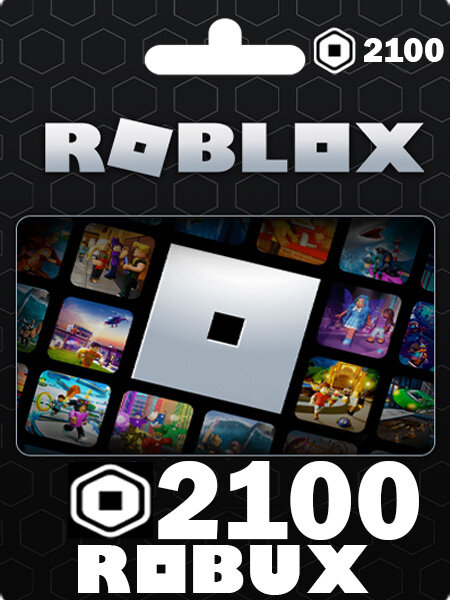 Игровая валюта для Roblox - 2100 Robux / Пополнение счета Roblox на 2100 Робакс / Roblox Gift Card (Россия, Беларусь)