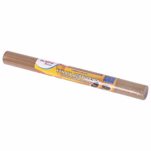 Бумага для выпечки профессиональная силиконизированная 38 см х 8 м 39 гм2 Laima 607796 147₽