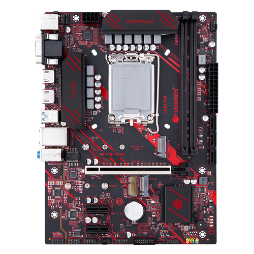 Материнская плата HUANANZHI H610M-PLUS, Socket1700, mATX, Retail материнская плата gigabyte h610m s2h ddr4 socket1700 intel h610 matx