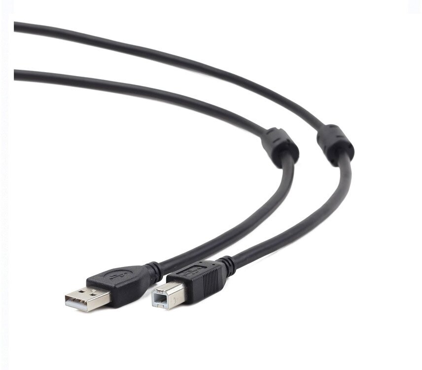 Кабель USB AM/BM Cablexpert CCF-USB2-AMBM-15, 4.5 м, экран, феррит. кольцо