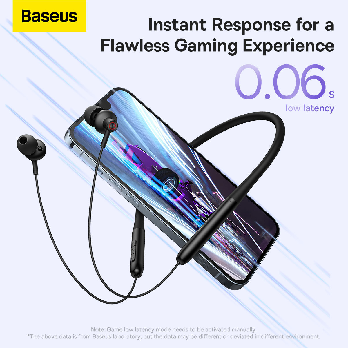 Беспроводные наушники Baseus Bowie P1x In-ear Neckband Wireless Earphones (NGPB010001) Черные