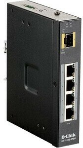 Коммутатор D-Link DIS-100G-5PSW/A1A 4G 1SFP 4PoE+ 120W неуправляемый