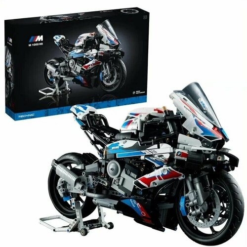 Конструктор Техник Мотоцикл BMC M 1000 RR Lion King 2118 / совместим с Лего Technic, 1920 деталей s1000rr for bmw s 1000 rr 2017 2018 slip on motorcycle exhaust muffler middle link pipe s 1000 rr 2017 2018 escape accessories