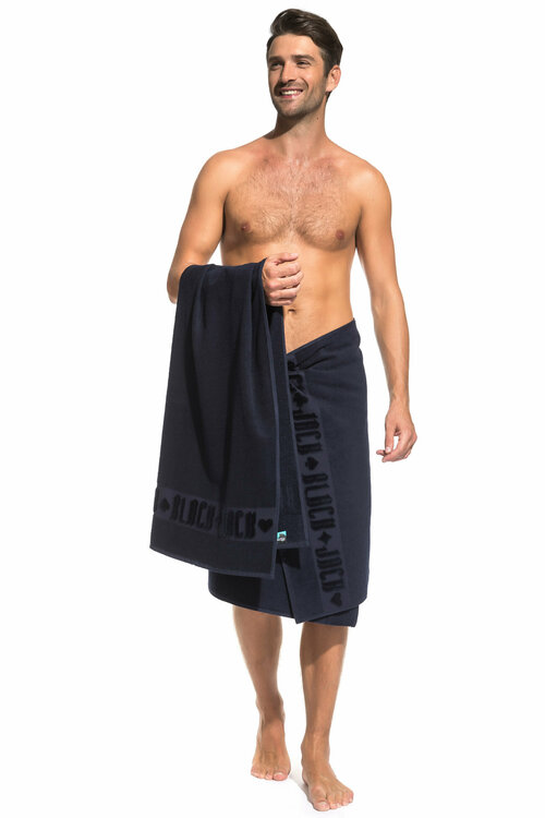 Банное махровое полотенце Black Jack 70x140 (PM France) размер 70*140 см, синий