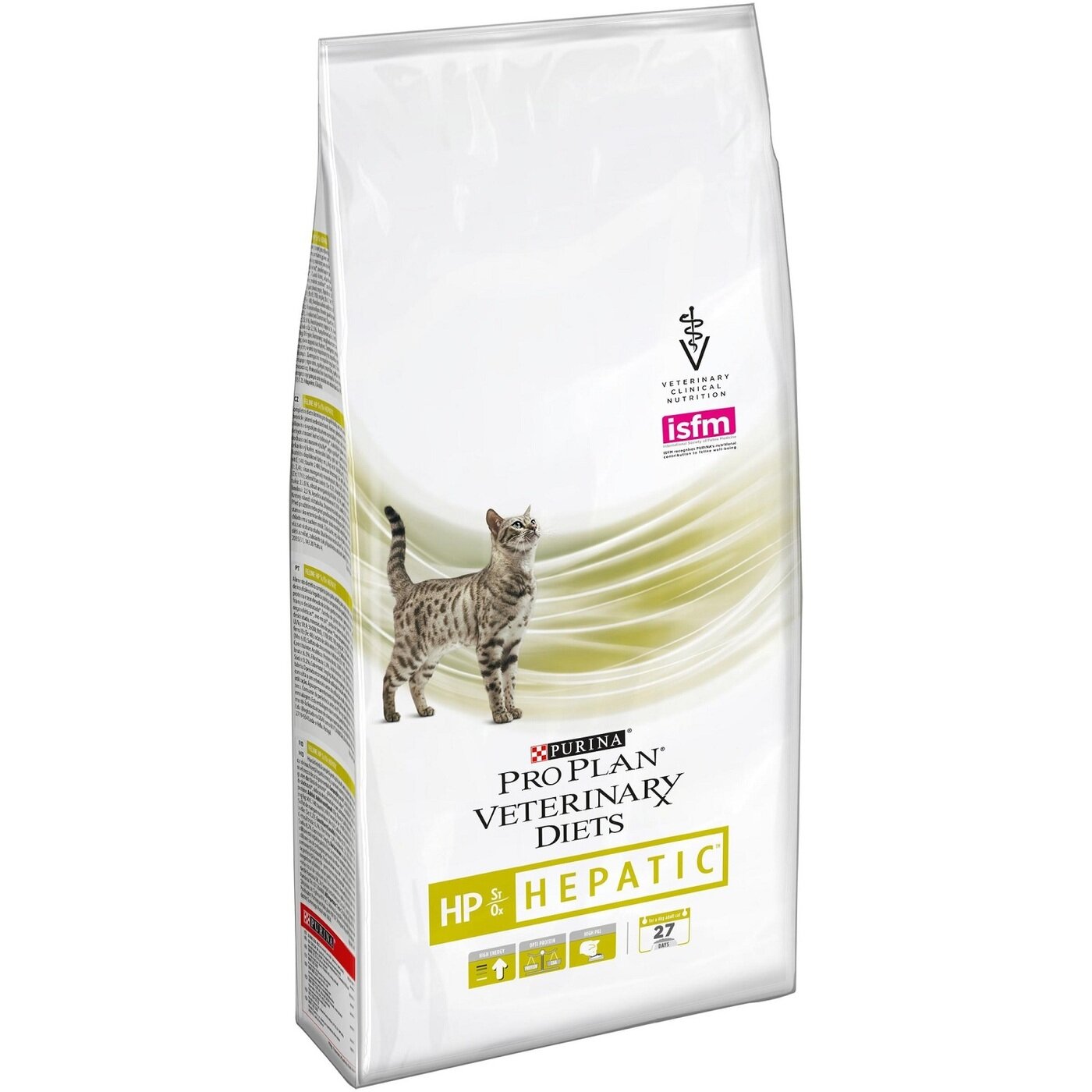 Purina Сухой корм полнорационный диетический Veterinary Diets HP St/Ox Hepatic для взрослых кошек для поддержания функции печени при хронической печеночной недостаточности 1,5 кг - фото №10