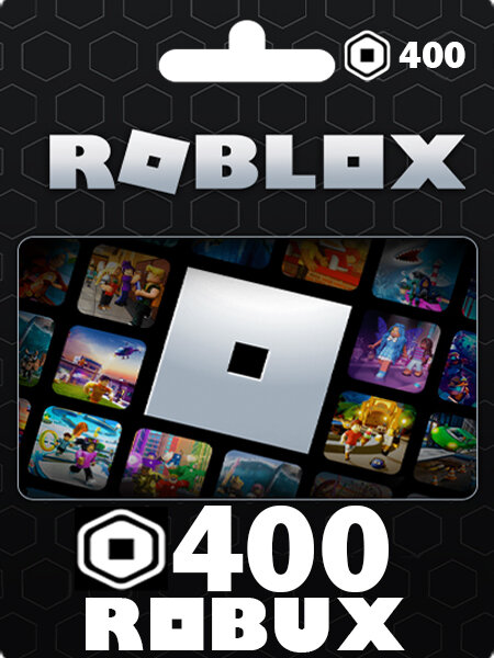 Игровая валюта для Roblox - 400 Robux / Пополнение счета Roblox на 400 Робакс / Roblox Gift Card (Россия, Беларусь)