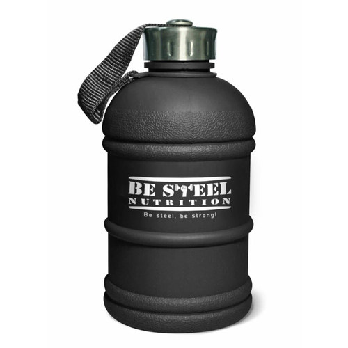 фото Бутылка для воды 2,2л черная be steel nutrition