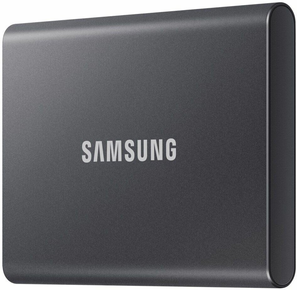 Внешний SSD диск SAMSUNG T7 500GB, USB 3.2, Titan Gray (MU-PC500T/WW)