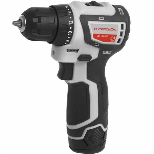 Дрель-шуруповерт ИНТЕРСКОЛ ДА-1012В 2АКБ ЗУ 779000₽