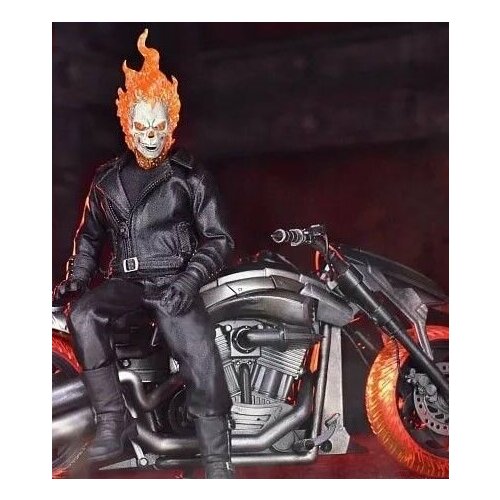 Призрачный Гонщик на Адском Байке фигурка, Ghost Rider and Hell Cycle