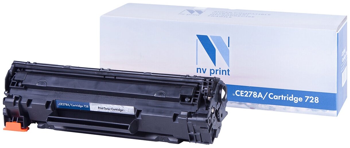 Тонер-картридж NV Print CE278A/Canon728 для Нewlett-Packard LJ P 1566/P1606/Canon MF4410/MF4430/MF4450 (2100k)