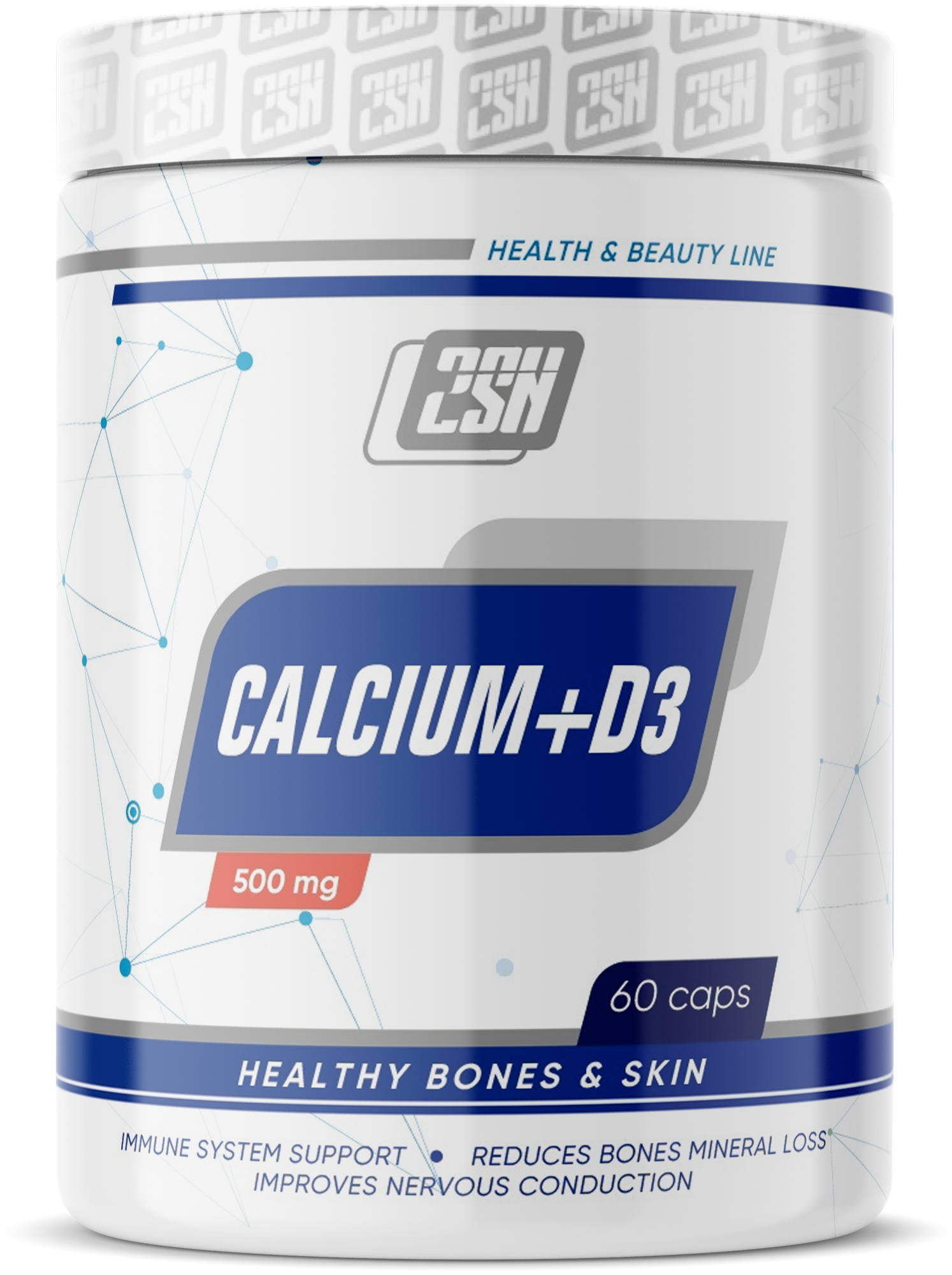 2SN Calcium + D3 500mg 60caps