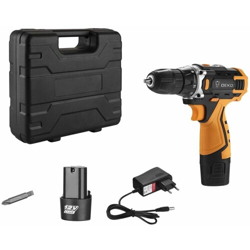 Дрель-шуруповерт аккумуляторная Deko Banger 12V SET 3 в кейсе 2х15Ач зу 063-4130 438200₽