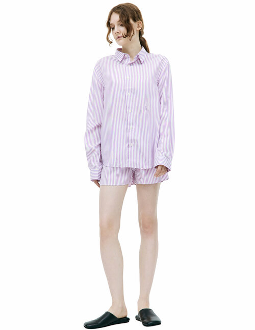 Рубашка Sporty & Rich, размер L, фиолетовый