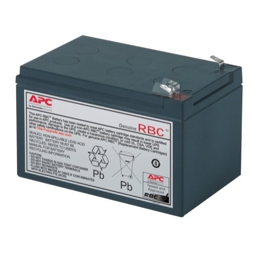 Аккумуляторная батарея APC by Schneider Electric RBC4 12В 12 А·ч аккумуляторная батарея apc by schneider electric rbc7 12в 17 а·ч