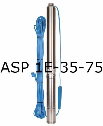 Скважинный насос Aquario ASP 1E-35-75 с кабелем 20м (Aquario)