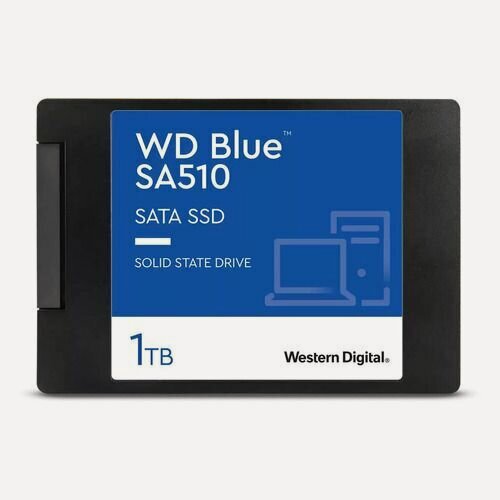 Изображение товара SSD накопитель WD Blue SA510 WDS100T3B0A 1ТБ, 2.5", SATA III, SATA