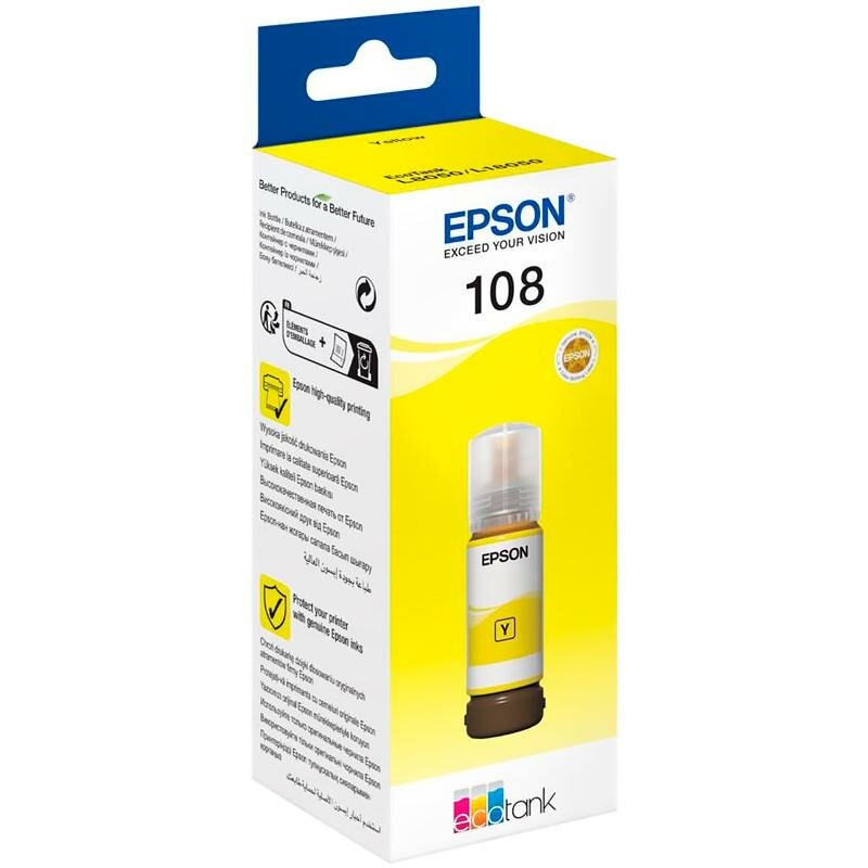 Картридж 108 желтый (C13T09C44A) Epson - фото №2