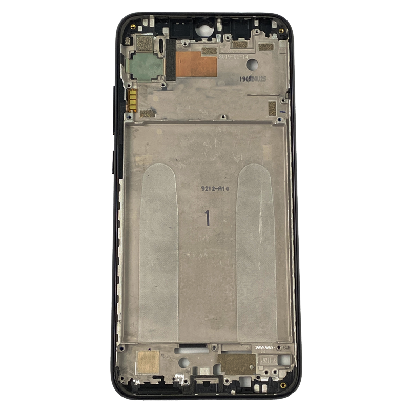 Рамка дисплея (средняя часть корпуса) для Xiaomi Redmi Note 7 (OEM) (Цвет: Черный)