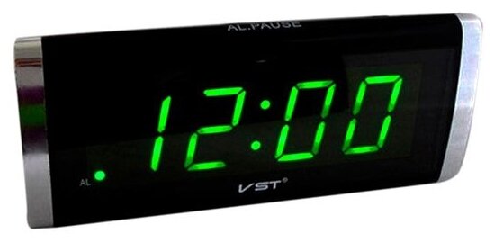 Часы настольные VST 730-2 светло-зеленый