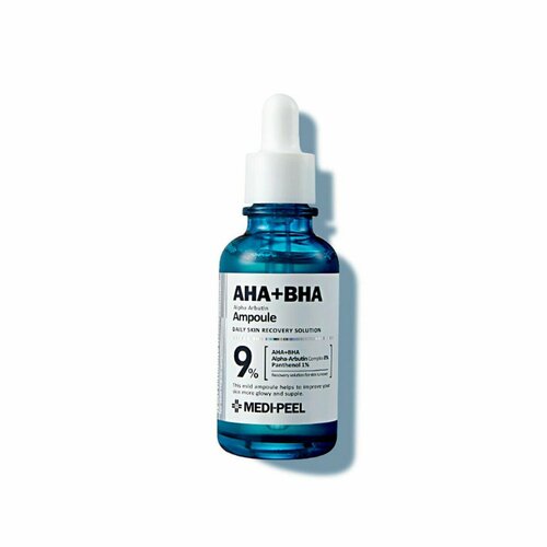 MEDI PEEL Пилинг-сыворотка с кислотами AHA+BHA Alpha Arbutin Ampoule пилинг для обновления кожи 12% intensive aha peel serum concentre 30мл