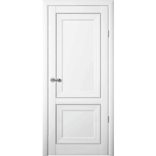 Межкомнатная дверь (комплект) Albero Прадо Винил / Белый / Глухое 80х200 межкомнатная дверь комплект albero рим винил серый глухое 60х200