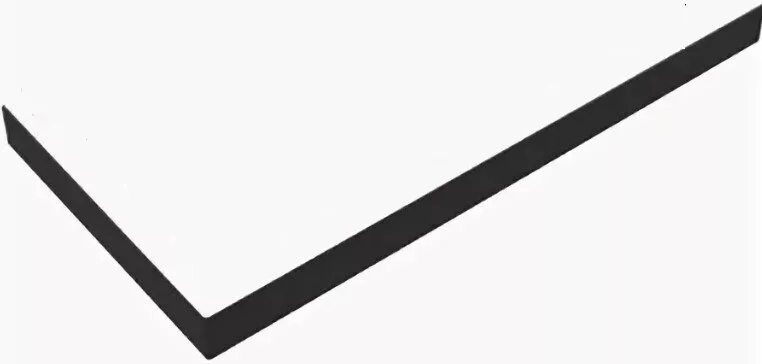 Экран алюминиевый (чёрный) для поддона из искусственного мрамора CEZARES TRAY-AS-A-90-100-SCR-NERO - фотография № 9