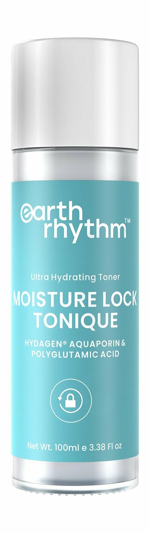 EARTH RHYTHM Moisture Lock Tonique Тоник для лица увлажняющий с Hydagen Aquaporin, 100 мл