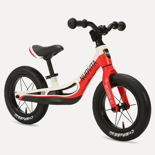 Изображение товара Беговел для детей Nuovita Mobinni N1 Bianco Rosso/Красно-белый