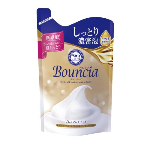 COW Сливочное жидкое мыло "Bouncia" для рук и тела с ароматом цветочного мыла, 340мл