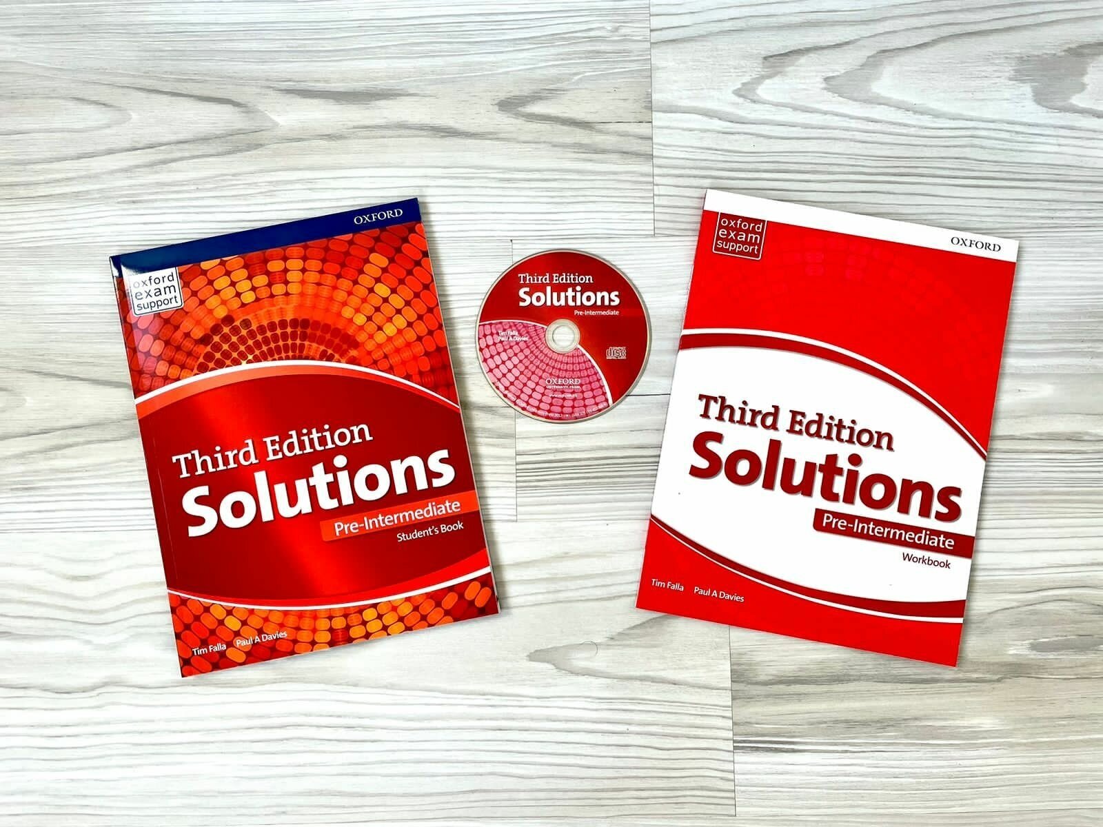 Solutions (Third Edition) Pre-Intermediate Комплект Учебник+Тетрадь+СD