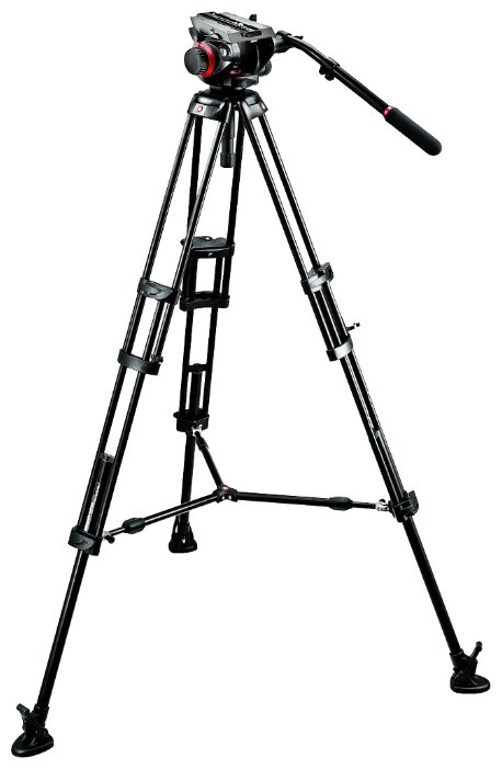 Штатив с видеоголовкой Manfrotto 546BK/MVH502A