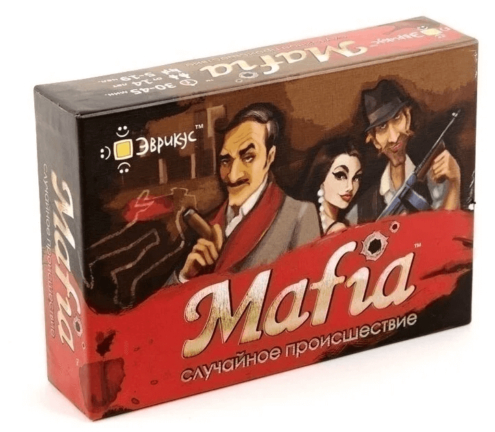 "Эврикус" Игра настольная "Mafia. Случайное происшествие" (Мафия) BG-11001