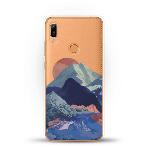 фото Силиконовый чехол горы на huawei y6 (2019) andy & paul