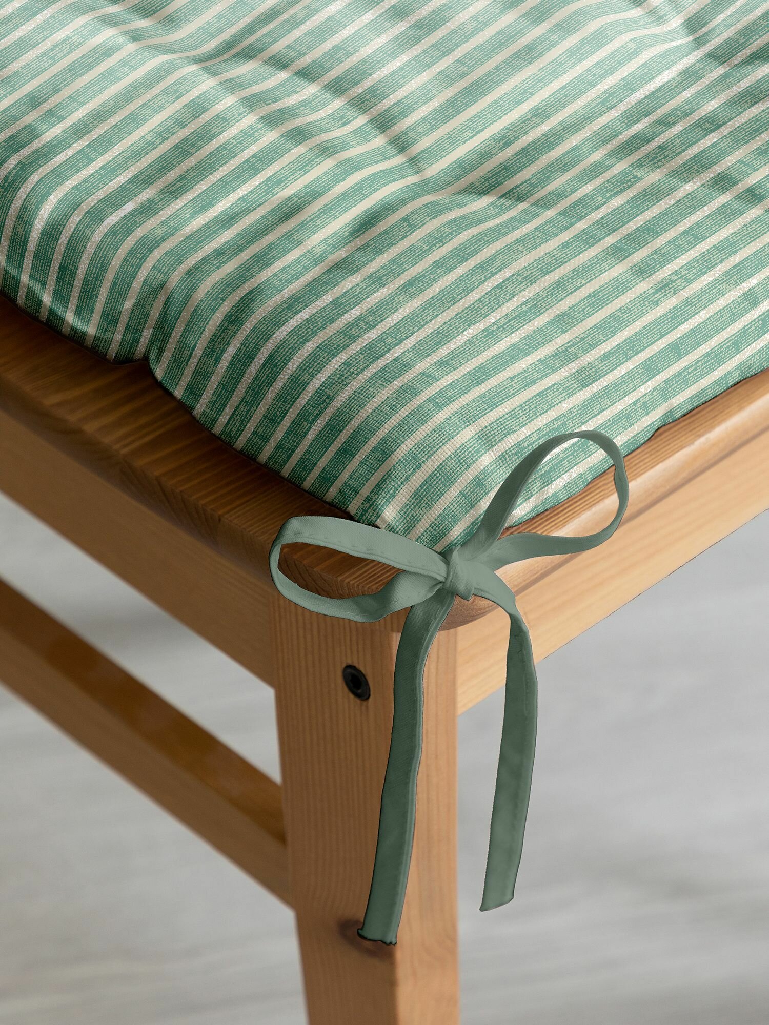 Комплект подушек на стул плоских 40х40 (2 шт.) "Унисон" рис 33068-9 Loft Cafe