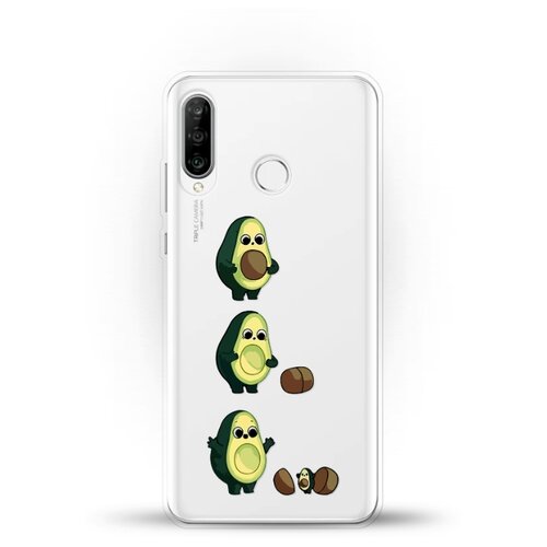 фото Силиконовый чехол авокадо из авокадо на honor 20s andy & paul
