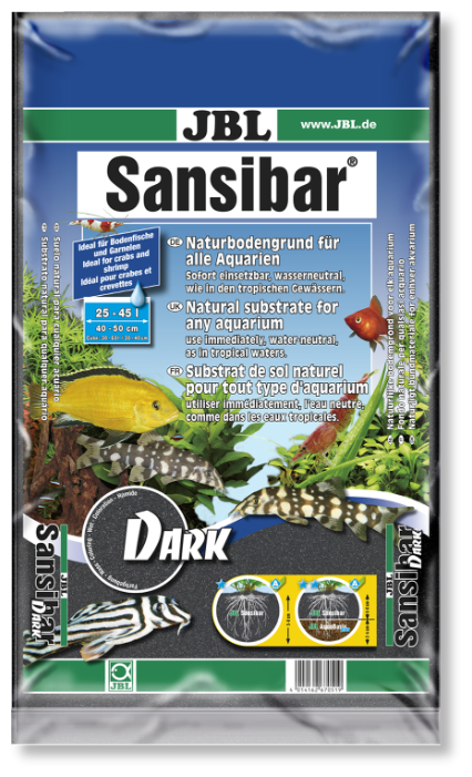 [282.6705000] JBL Sansibar DARK - Декоративный грунт дпресн и морских аквариумов тёмный 5 кг