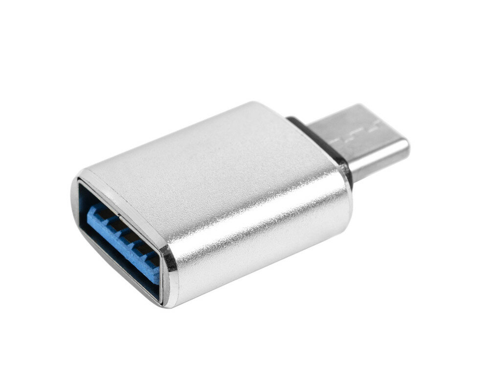 Переходник Type-C на USB 3.0 с поддержкой режима OTG для флешки смартфона ноутбука и зарядного устройства