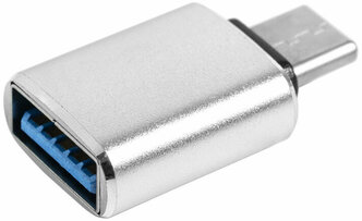 Переходник Type-C на USB 3.0 с поддержкой режима OTG для флешки, смартфона, ноутбука и зарядного устройства