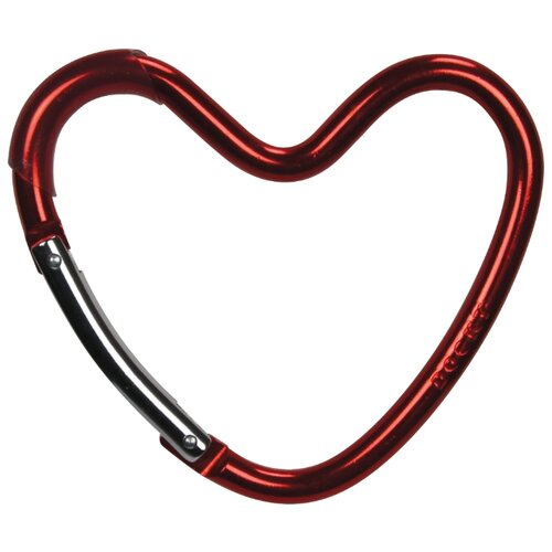 фото DOOKY- XPLORYS Карабин Heart Hook red