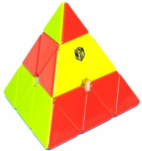 Скоростная Пирамидка Рубик QiYi MoFangGe X-Man Pyraminx Magnetic BELL Магнитная / Цветной пластик / Головоломка