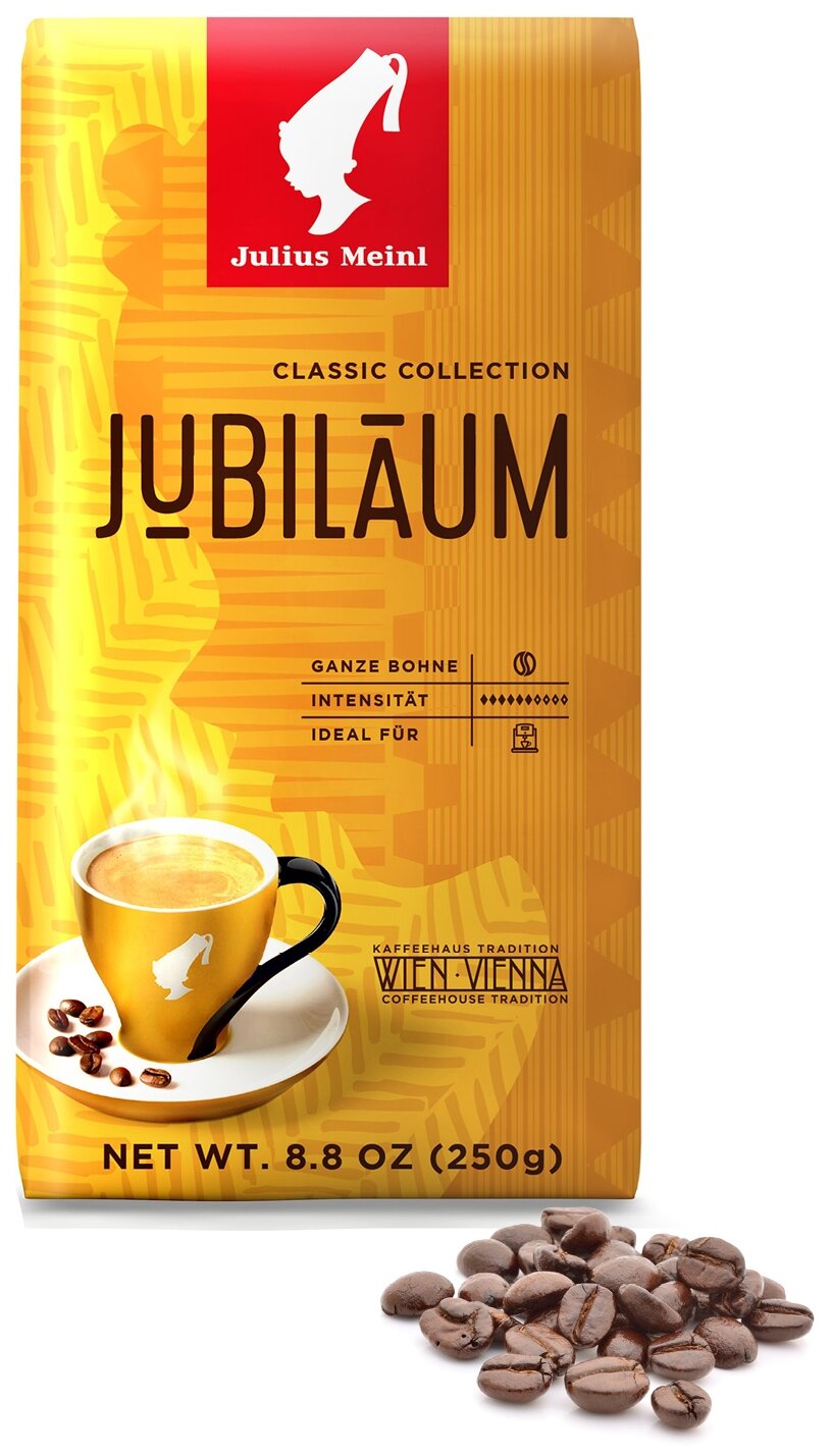 Кофе в зернах Julius Meinl Jubiläum (Юбилейный, классическая коллекция), 2x250г - фотография № 6