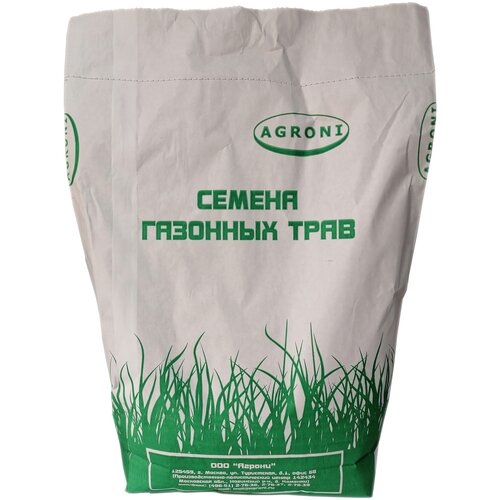 Смесь семян Агрони Юг-Грин 5 кг, 5 кг газон роял грин коттедж 5 кг мешок