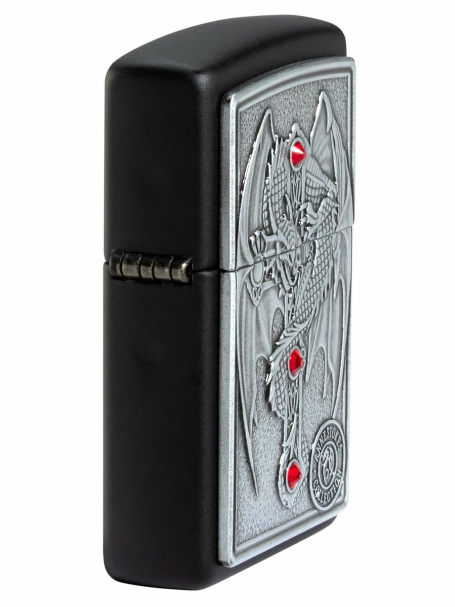 Зажигалка бензиновая Zippo 49755 Winged Dragon Cross - фотография № 7