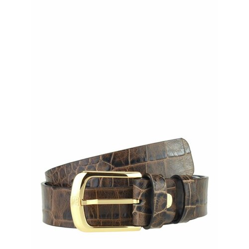 фото Ремень beautiful birds, размер 105, горчичный, коричневый