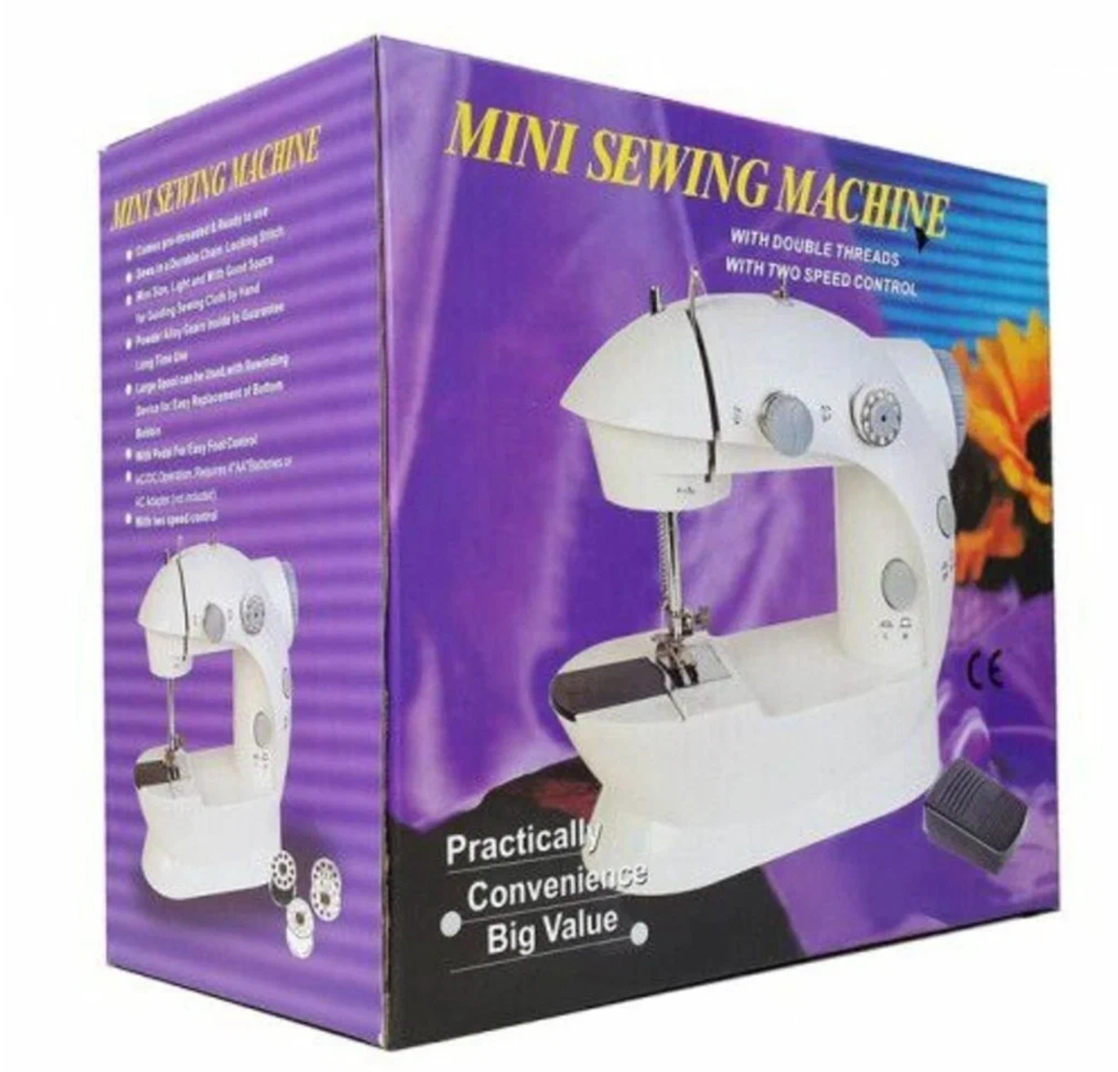 Мини швейная машинка Mini Sewing Machine - фотография № 3