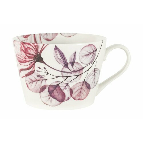 Кружка Home&Style Азалия HS5-TC478-A2001-B 480мл бордовый